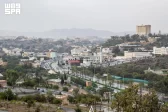 أمطار على منطقة الباحة