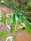 أمطار الباحة تكسو غابة رغدان بالبرد وتنعش مشاهدها الطبيعية
