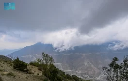 أمطار على منطقة الباحة