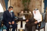 أمير مكة يستقبل القنصل العام لجمهورية أوزباكستان