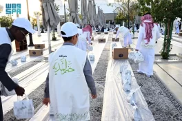 أكثر من 900 ألف مستفيد من خدمات وقف خير المدينة المنورة في النصف الأول من رمضان