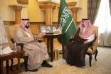 الأمير بدر بن سلطان بن عبدالعزيز يستقبل الرئيس التنفيذي لمطارات جدة