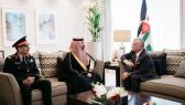 ملك الأردن يستقبل سمو وزير الحرس الوطني