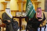 نائب أمير مكة يستقبل القنصل الكويتي