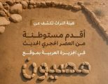 سمو وزير الثقافة يعلن عن اكتشاف أقدم مستوطنة بشرية معمارية في الجزيرة العربية