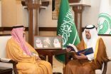 الأمير سعود بن مشعل يستقبل مدير صندوق الموارد البشرية بمنطقة مكة المكرمة