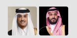 سمو ولي العهد يتلقى رسالة خطية من أمير دولة قطر