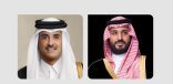 سمو ولي العهد وأمير دولة قطر يستعرضان هاتفيًا العلاقات الأخوية ويبحثان تطورات الأحداث
