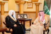 الأمير سعود بن مشعل بن عبدالعزيز يستقبل رئيس المحكمة الجزائية بمكة المكرمة