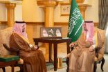 الأمير سعود بن مشعل بن عبدالعزيز يستقبل مدير عام فرع وزارة الرياضة بمنطقة مكة المكرمة