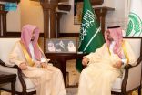 نائب أمير منطقة مكة المكرمة يستقبل رئيس محكمة التنفيذ بجدة