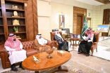 الأمير سعود بن جلوي يستقبل رئيس مجلس إدارة النادي الأدبي الثقافي بجدة