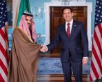 سمو وزير الخارجية يلتقي وزير الخارجية الأمريكي
