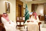 الأمير سعود بن جلوي يستقبل مدير مكتب وزارة البيئة والمياه والزراعة بجدة