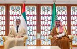 سمو ولي العهد يلتقي سمو ولي عهد أبوظبي
