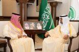 نائب أمير مكة المكرمة يستقبل مدير عام المركز الوطني للرقابة على الالتزام البيئي بالمنطقة