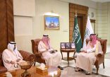الأمير سعود بن جلوي يستقبل رئيس جامعة الملك عبدالعزيز