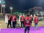 الهلال الأحمر بنجران يقدم خدمات صحية للحجاج القادمين عبر منفذ الوديعة