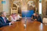 نائب وزير الخارجية يلتقي المستشار الدبلوماسي لرئيسة مجلس الوزراء الإيطالي