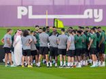الأخضر يواصل استعداداته لمواجهة الأرجنتين