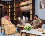 سمو أمير الباحة يستقبل مدير شرطة المنطقة .. ويطلع على سير العمل الأمني بالمنطقة