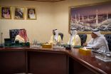 الأمير سعود بن مشعل يستقبل الرئيس التنفيذي للهيئة الملكية لمدينة مكة المكرمة والمشاعر المُقدسة