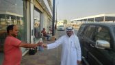 مبادرة توزيع مياه الشرب على مرتادي أسواق الفواكه والخضار بالعرضيات