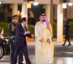 سمو ولي العهد و رئيس وزراء اليابان يعقدان جلسة مباحثات رسمية في جدة