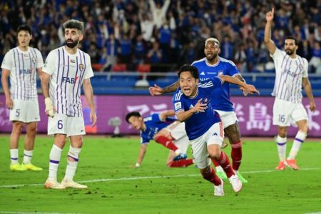 يوكوهاما الياباني يتغلب على العين الإماراتي في ذهاب نهائي دوري أبطال آسيا