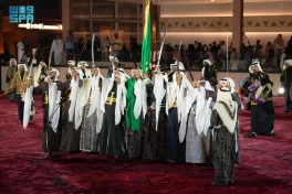 ‬الهيئة الملكية لمدينة الرياض وإمارة منطقة الرياض تحتفيان بيوم التأسيس بفعاليات وطنية في ساحة العدل بمنطقة قصر الحكم