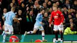 المان سيتي يقترب من نهائي كأس الرابطة الإنجليزية بثلاثية في شباك يونايتد