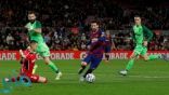 ليونيل ميسي يحطم رقما قياسيا جديدا مع برشلونة (فيديو)