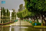 أمطار على منطقة الباحة