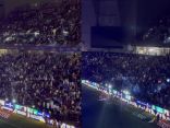 شاهد.. ‏جماهير الهلال تحتفل داخل المدرجات بعد الفوز على الاتحاد.. وتردد: “شيلو العدة ويلا على جدة”!