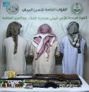 القوات الخاصة للأمن البيئي تقبض على (3) مخالفين لنظام البيئة لارتكابهم مخالفة الصيد في أماكن محظور الصيد فيها في محمية الملك عبدالعزيز الملكية