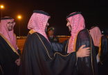 سمو ولي العهد يصل المدينة المنورة