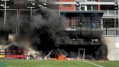اندلاع حريق في الملعب المستضيف لمباراة إنجلترا ضد أندورا بتصفيات كأس العالم