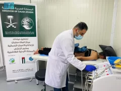 عيادات مركز الملك سلمان للإغاثة تقدّم خدماتها لـ(6.891) حالة في مخيم الزعتري