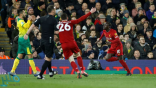 ليفربول ينتزع فوزا ثمينا من نوريتش سيتي ويحلق في صدارة ترتيب الدوري الإنجليزي