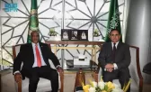 مندوب المملكة لدى الجامعة العربية يستقبل رئيس الوفد الدائم للاتحاد الإفريقي في القاهرة