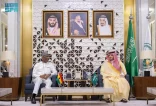 الأمير عبدالعزيز بن سعود يستقبل وزير الداخلية بجمهورية غانا