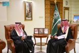 مُحافظ جدة يستقبل رئيس الإستراتيجية والشراكات التنفيذي في صندوق البيئة