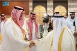 نائب أمير منطقة مكة المكرمة يستقبل المهنئين بعيد الفطر
