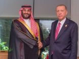 ولي العهد يلتقي الرئيس التركي على هامش انعقاد قمة مجموعة العشرين