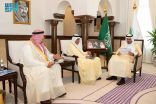 نائب أمير منطقة مكة المكرمة يستقبل رئيس مجلس المديرين في شركة مطارات جدة