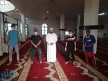أبطال التطوع بناوان يقومون بتهيئة جوامع ومساجد المركز لاستقبال المصلين