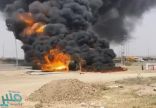 احتراق شاحنة محملة بالبنزين في ثلوث بني عيسى .. والأهالي يطالبون بوحدة للدفاع المدني
