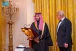 سمو ولي العهد يشّرف حفل العشاء المقام في البيت الأبيض