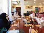 مدير عام الأحوال المدنية بمكة يجتمع  بمدير عام فرع وزارة العمل في المنطقة وفريق العمل معه
