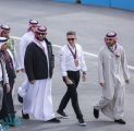 ولي العهد يصل لموقع سباق فورمولا إي الدرعية
